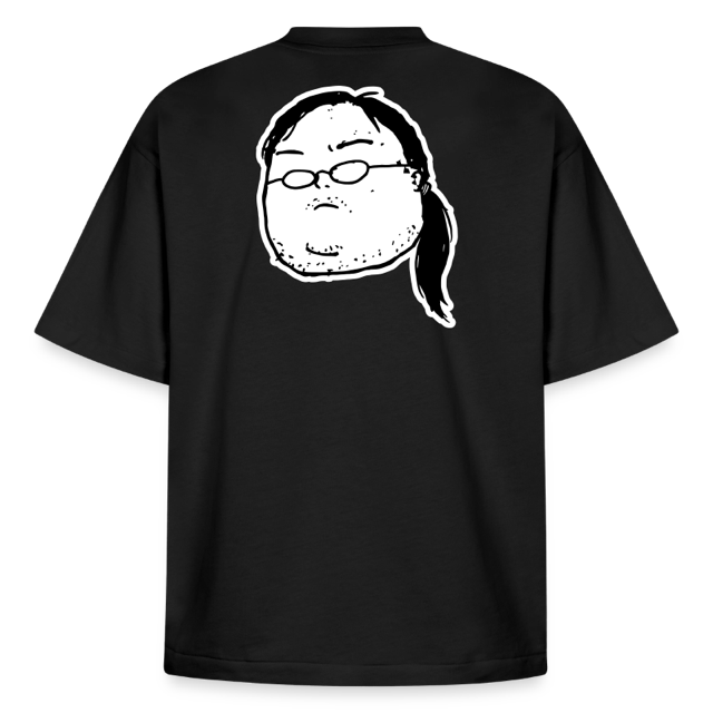 heavyweight tee, back view