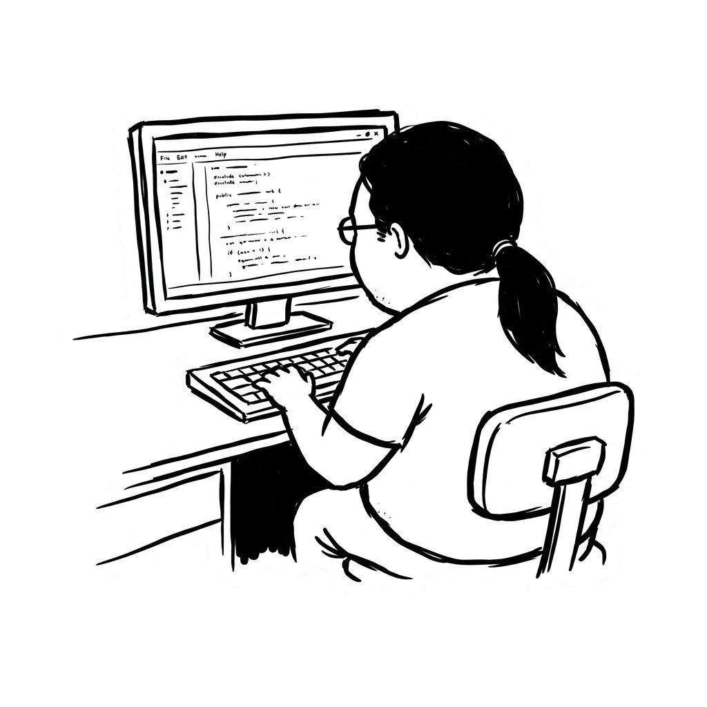 The ponytail dev, building something
